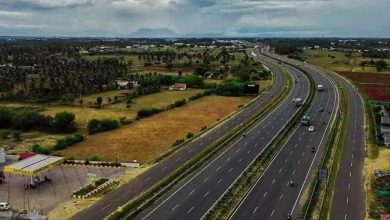 Aerial view of the Samruddhi Expressway Opening showcasing its expansive design and key infrastructure features.