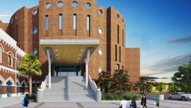 Nagpur Town Hall redevelopment using Ballarpur teak wood heritage project