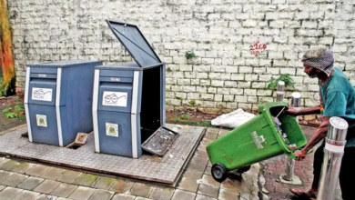 NMC Nagpur to install non-hydraulic underground stainless steel dustbins at 15 city locations in Phase 1 — 1.5 tonne capacity each, May 2026