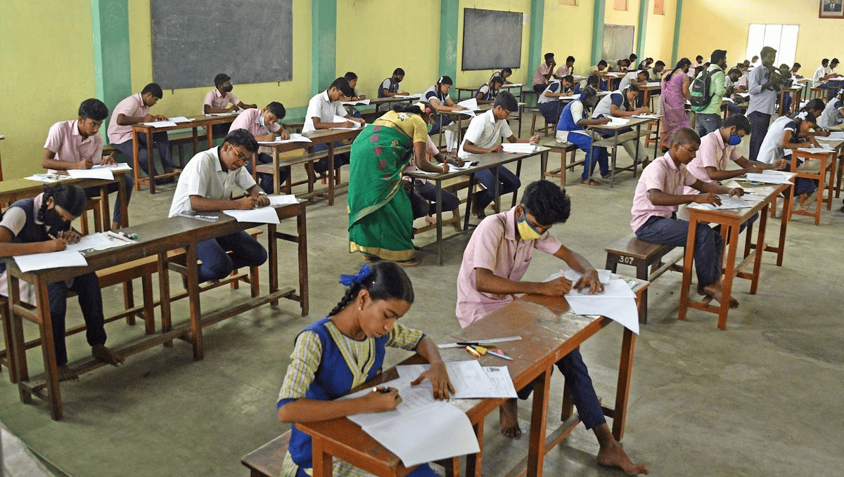 Students celebrating after passing exams with new reduced passing marks in Maharashtra.