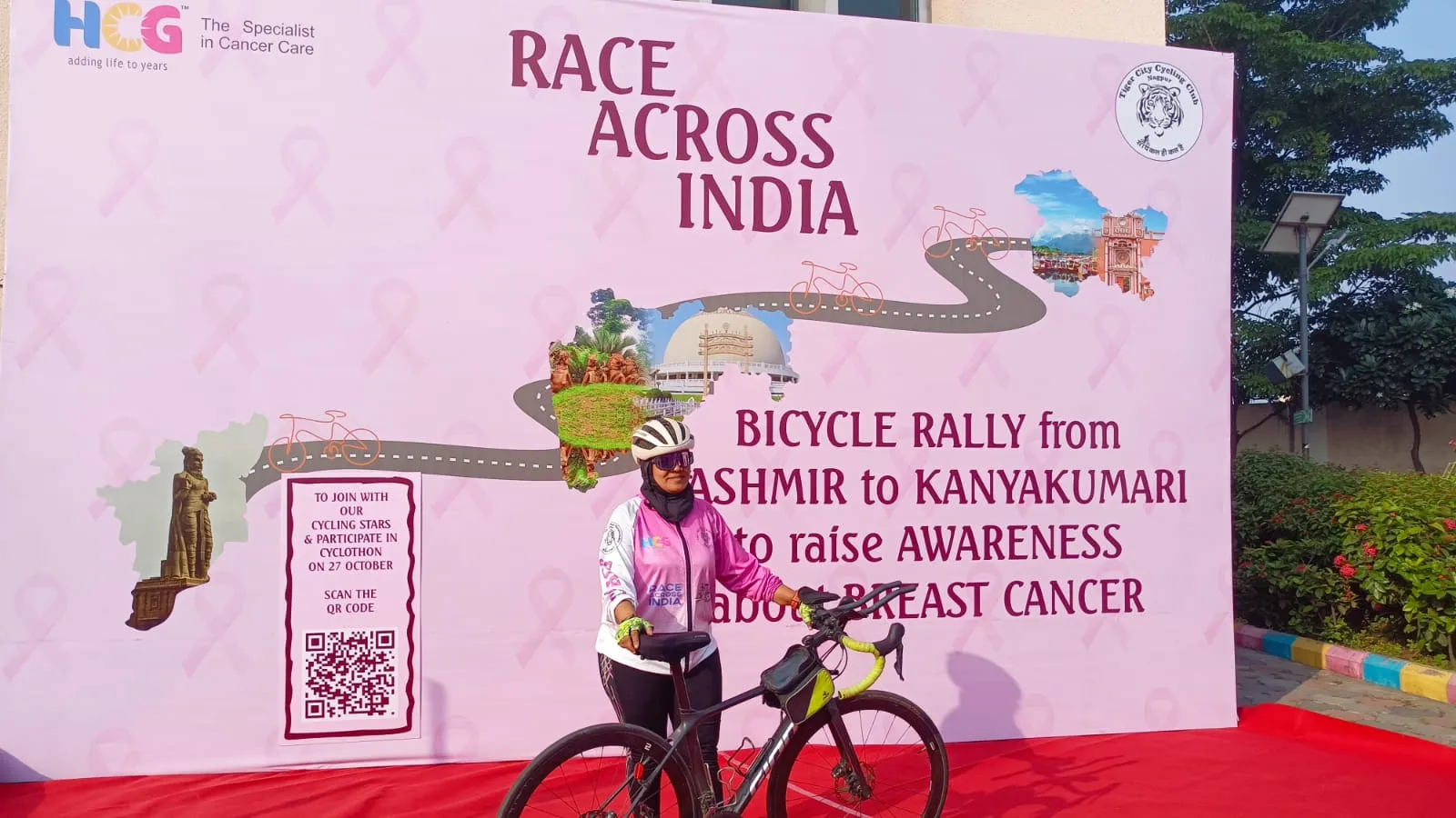 HCG Nagpur Teams Up With Race Across India to Promote Breast Cancer Awareness