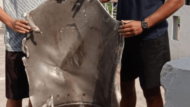 Mysterious metal object from the sky lands on Nagpur house terrace. | Sky Debris Nagpur Incident