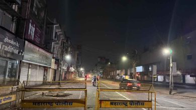 Sitabuldi road with marked parking and no hawkers