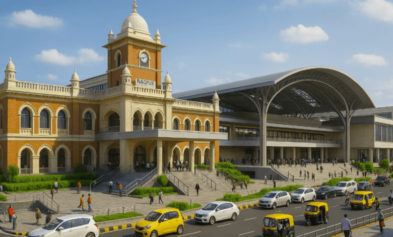 Modern basement parking development under Nagpur railway station revamp project
