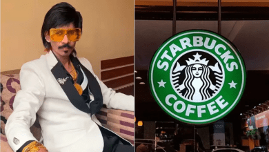 Dolly Chaiwala with Bill Gates next to Starbucks logo (viral meme clarification)