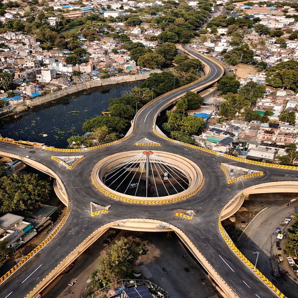 Ashok Chowk Flyover Nagpur traffic smooth road infrastructure