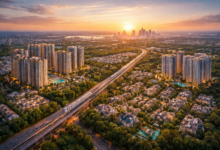 best residential areas in nagpur city skyline view modern housing