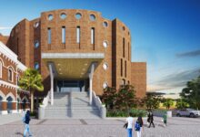 Nagpur Town Hall redevelopment using Ballarpur teak wood heritage project