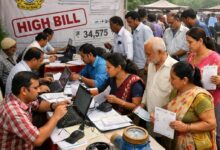 NMC officials correcting excess water bills at Nagpur camp