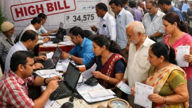 NMC officials correcting excess water bills at Nagpur camp