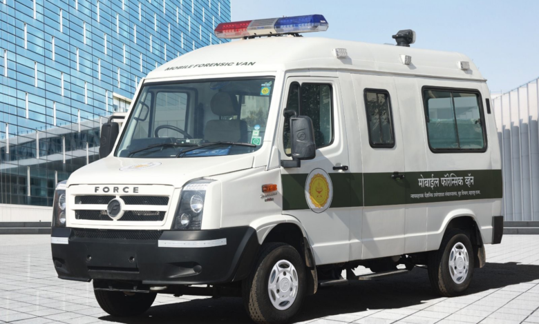 Nagpur Police advanced forensic van with FTIR drug detection and 3D crime scene mapping technology — DFSL Maharashtra 2026