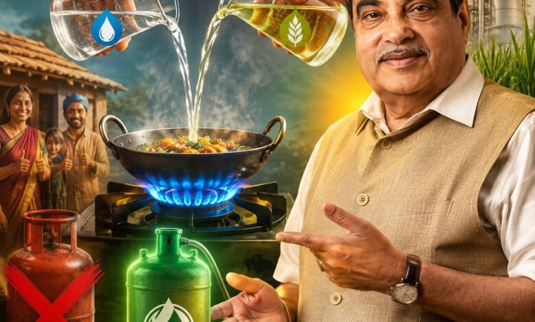 Nitin Gadkari ethanol water cooking stove unveiled Nagpur Mitron Ke Bich cheaper than LPG 2026
