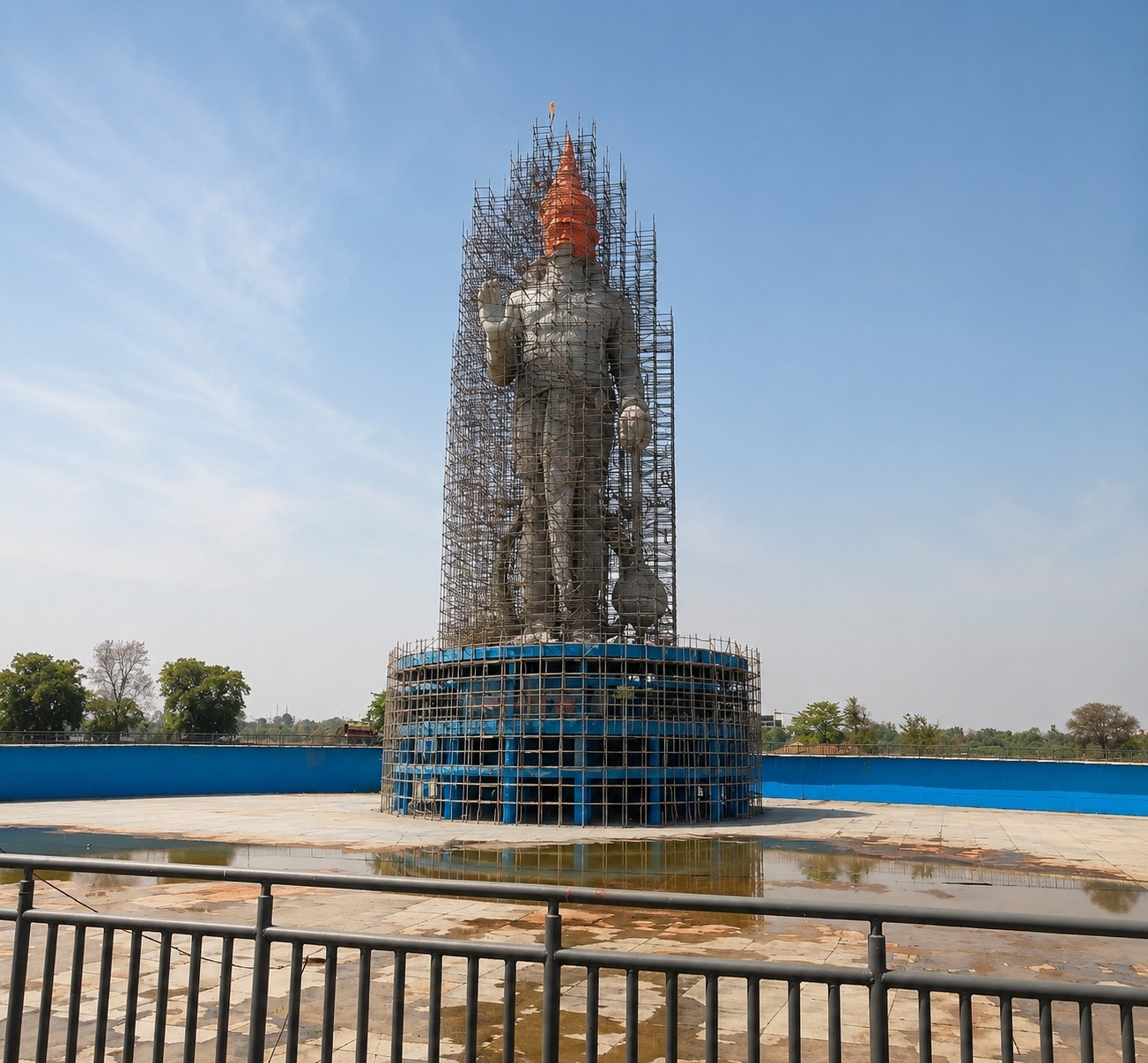Koradi temple Nagpur 188 ft Hanuman idol tallest India futuristic laser projection monorail 2026