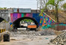 PWD 9 crore project Narendra Nagar Railway Underbridge waterlogging flood control Nagpur monsoon 2026