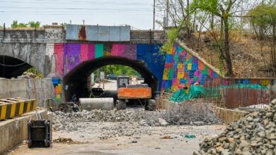 PWD 9 crore project Narendra Nagar Railway Underbridge waterlogging flood control Nagpur monsoon 2026