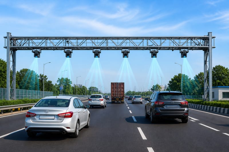 Nitin Gadkari satellite based toll collection system traditional toll plazas removed December 2026 India highway