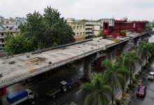 Jagnade Square flyover Nagpur MRIDC MahaRail two deadlines missed central merger incomplete 2026