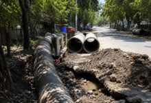 Seminary Hills Telangkhedi road dug up trench no barricading danger Nagpur 2026