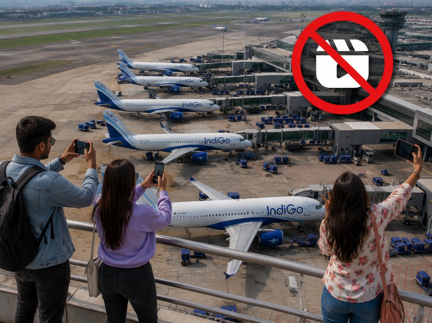 DGCA airport reels ban no fly list India 2026 photography videography rules