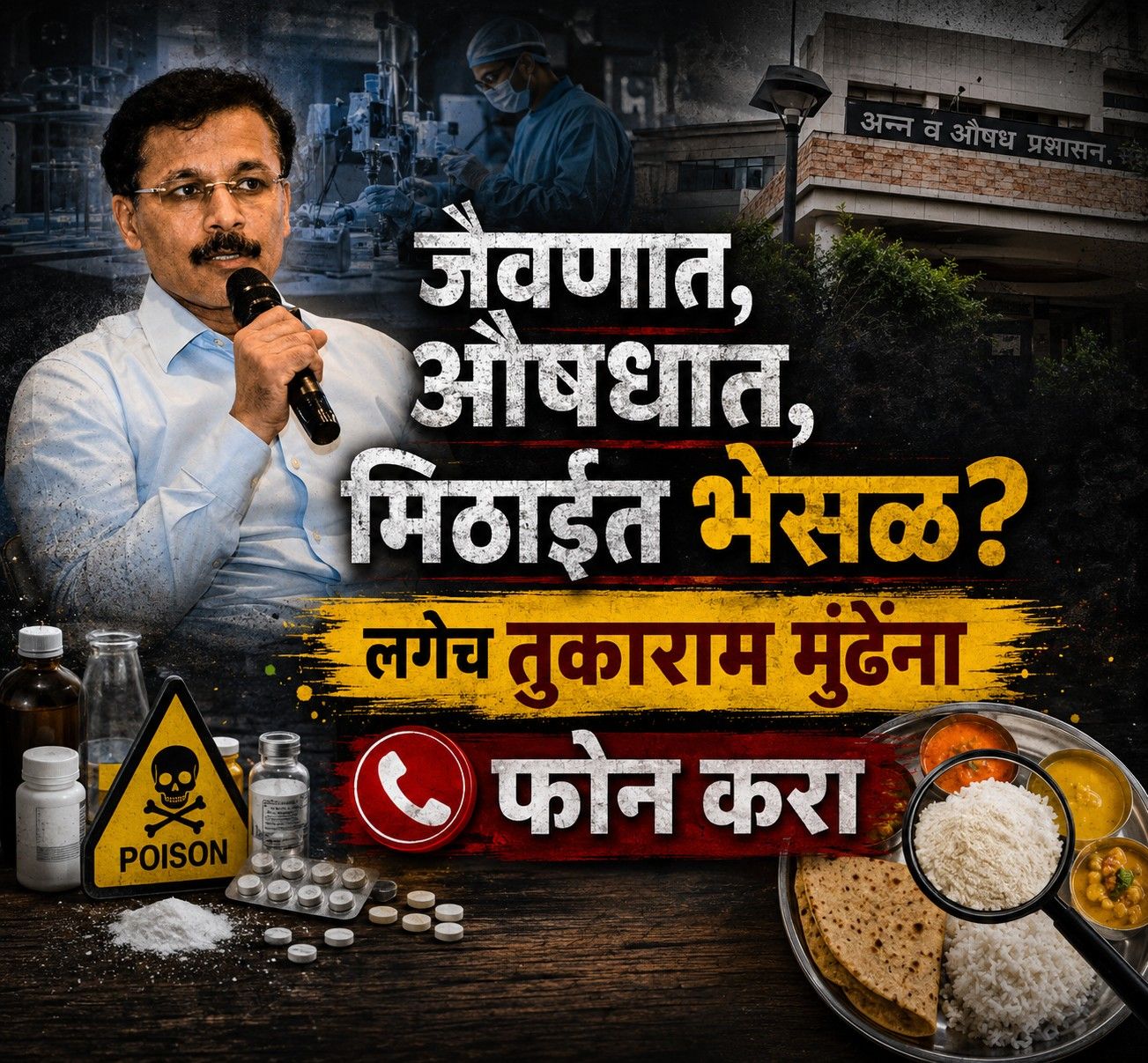 FDA Maharashtra Toll-Free Number to Report Adulterated Food