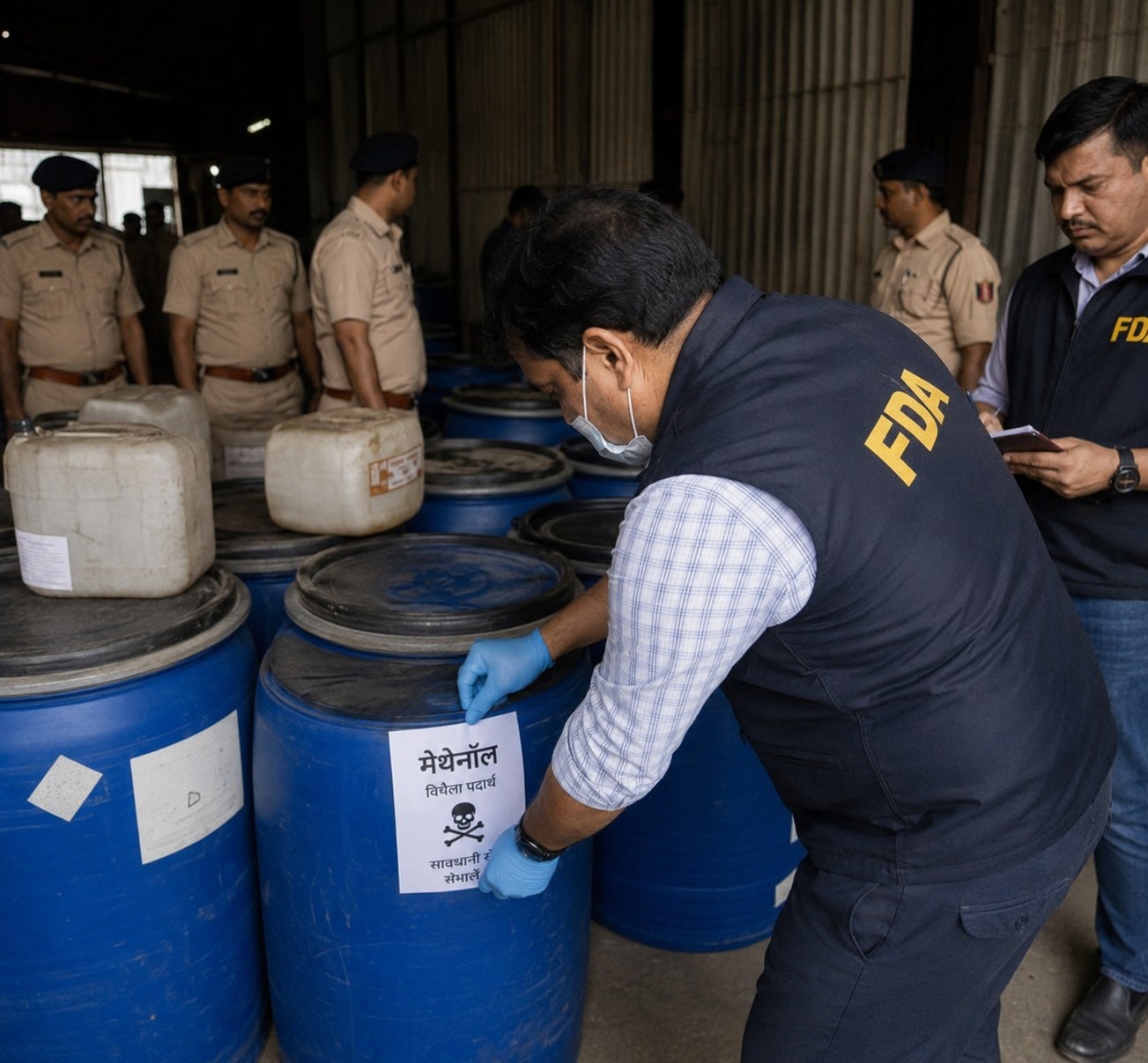 FDA Nagpur 65 lakh seizure Enerzal misbranded drinks FDC Limited New Roots skin clinic Dhantoli prohibited food June 5 2026
