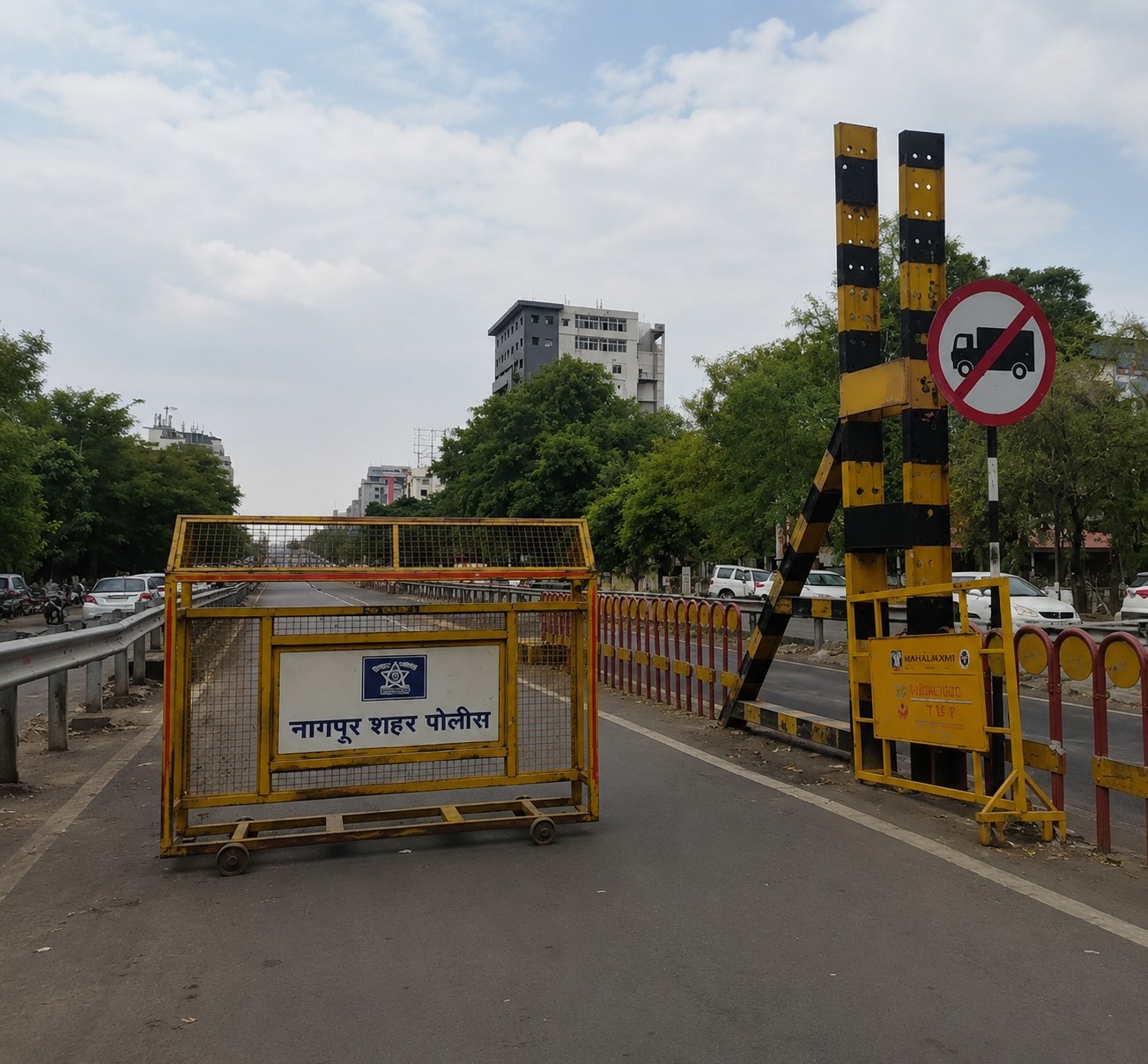 Rajnath Singh Nagpur visit security rehearsal convoy practice roads closed June 2026
