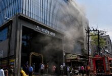 Ashish NX Nagpur Mahal fire illegal construction NMC bulldozer action Gandhibagh Zone Kewalramani 2026
