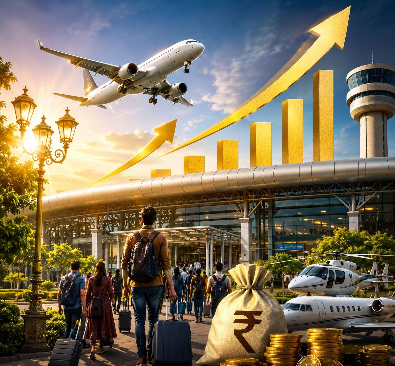 Nagpur Airport Handles 12.22 Lakh Passengers in 2026: RTI