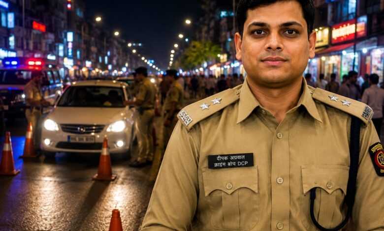Crime Branch DCP Deepak Agrawal IPS clarifies no blanket 11 PM shutdown imposed on Nagpur hotels restaurants food stalls — police action targets only illegal activities July 2026