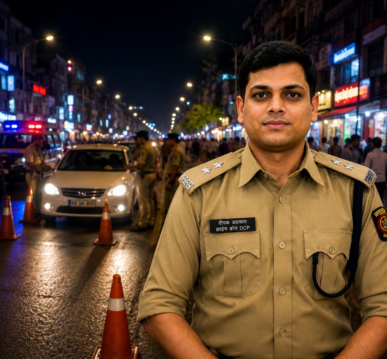 Crime Branch DCP Deepak Agrawal IPS clarifies no blanket 11 PM shutdown imposed on Nagpur hotels restaurants food stalls — police action targets only illegal activities July 2026