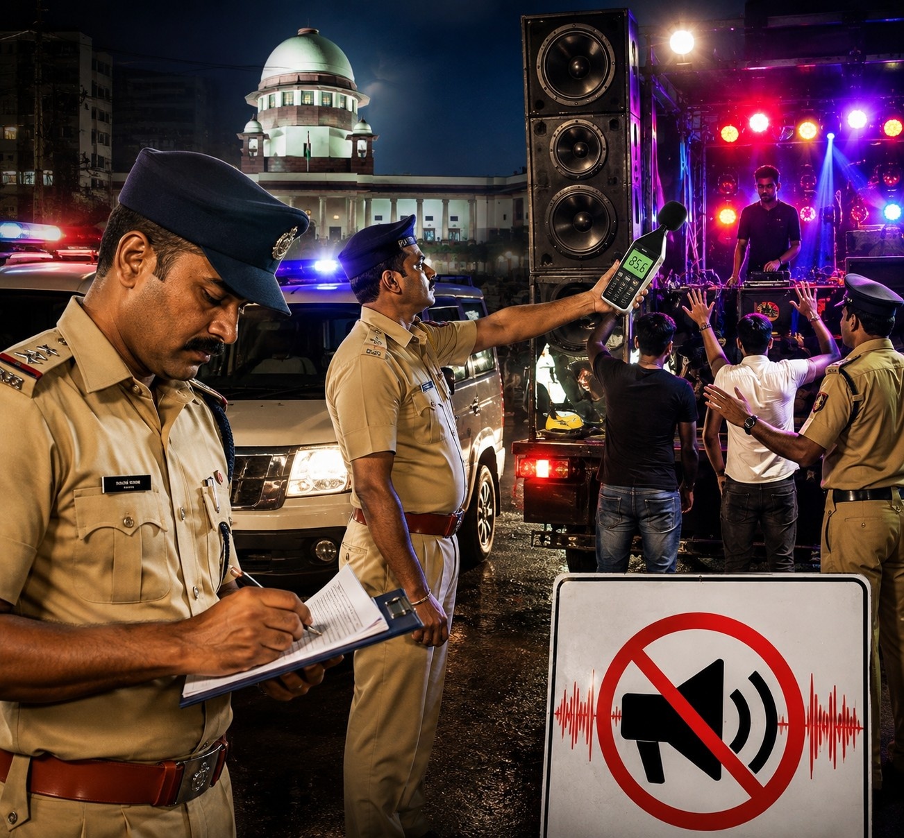 Pollution Free Nagpur integrated online noise complaint portal launching soon for DJ loudspeaker firecracker complaints — Bombay High Court Nagpur Bench order August 2026