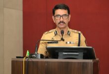 Nagpur Police CP Vishwas Nangre Patil addresses Our School Our Security programme after email threats to 16 educational institutions — staff verification CCTV audit plain clothes police August 2026