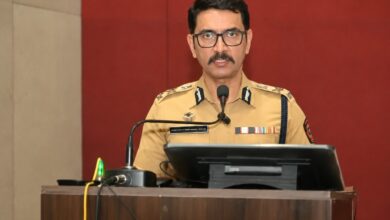 Nagpur Police CP Vishwas Nangre Patil addresses Our School Our Security programme after email threats to 16 educational institutions — staff verification CCTV audit plain clothes police August 2026