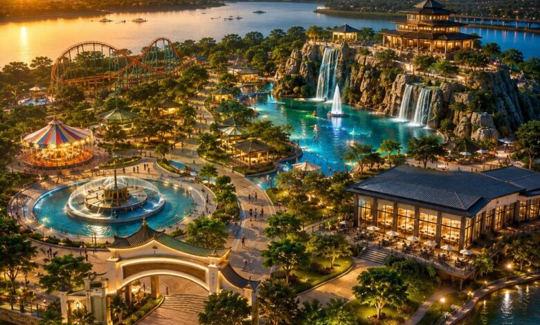 Maharashtra government approves Rs 4.99 crore theme park at Koradi Kamptee Nagpur and Rs 4.97 crore tourist centre with water facilities at Jakhapur Koradi under Regional Tourism Development Scheme 2026-27