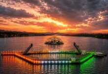250 high-performance RGBA LED lights imported from Italy installed at Futala Musical Fountain Nagpur for Independence Day tricolor display August 15 2026