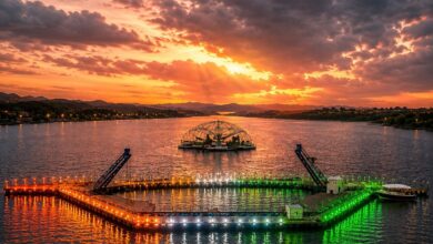 250 high-performance RGBA LED lights imported from Italy installed at Futala Musical Fountain Nagpur for Independence Day tricolor display August 15 2026