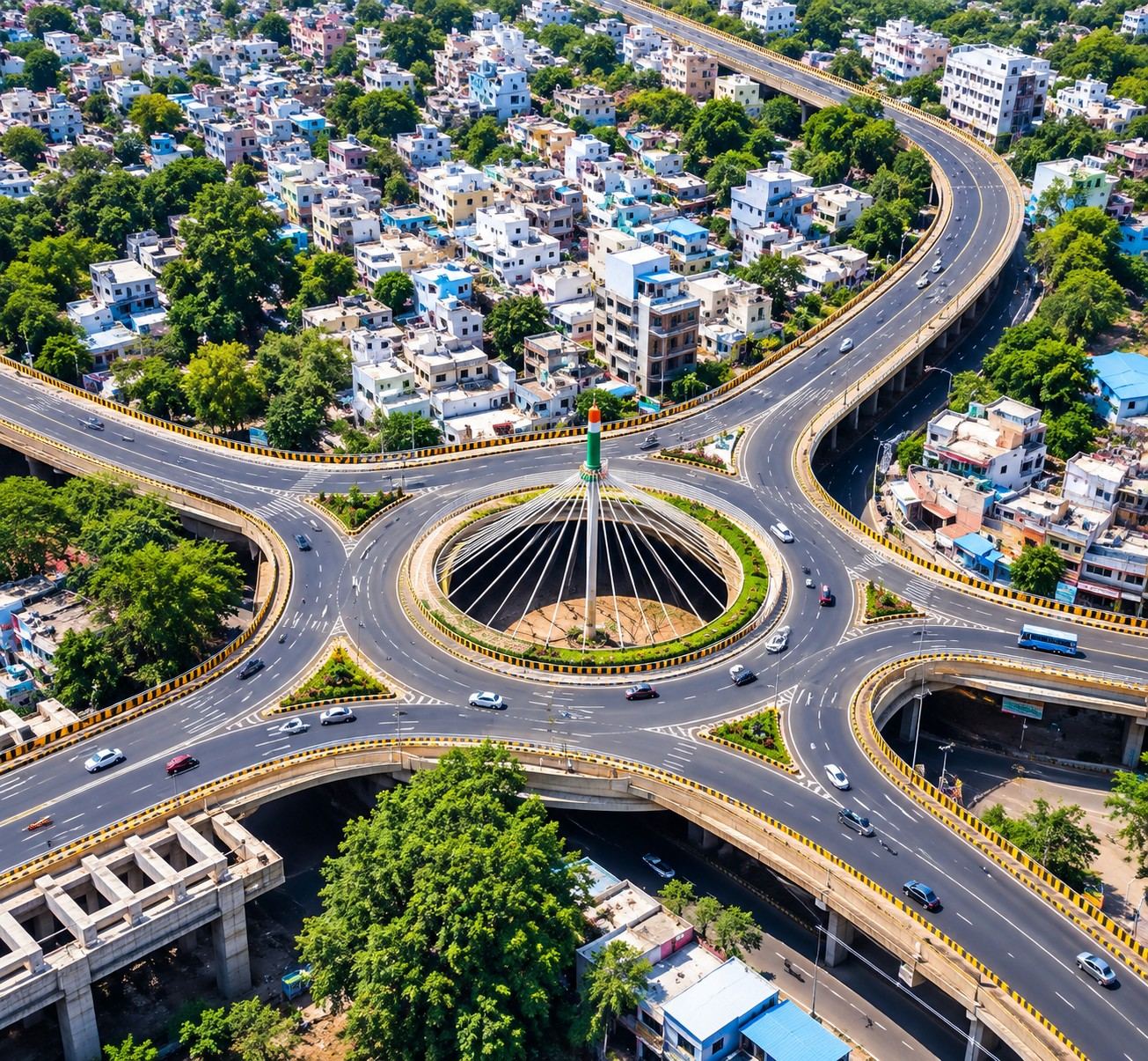 Indora Dighori elevated flyover Nagpur inaugurated September 19 2026 at Priya Bar Square Reshimbagh by CM Devendra Fadnavis and Union Minister Nitin Gadkari — Rs 998 crore 8.9 km project