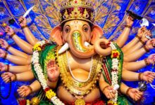Maskarya Hadapkya Ganpati Utsav Nagpur 239 years 2026 — Agaman Shobhayatra from CP Berar College Tulshibagh September 27 at 6 PM Bhonsale Palace route 18 hand 7 feet idol installation September 29