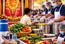FDA Maharashtra food safety advisory for Ganesh mandals Nagpur 2026 — Mahaprasad Annachhatra Bhandara guidelines caterer licence khowa refrigeration hygiene rules Ganeshotsav