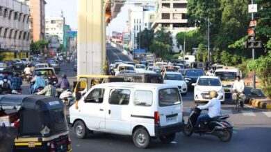Nagpur Police traffic diversion for Ganeshotsav 2026 Ganesh idol procession — Chitar Oli one way from Badkas Chowk to Bhavsaar Chowk September 14 6am to September 15 7am 25 hours