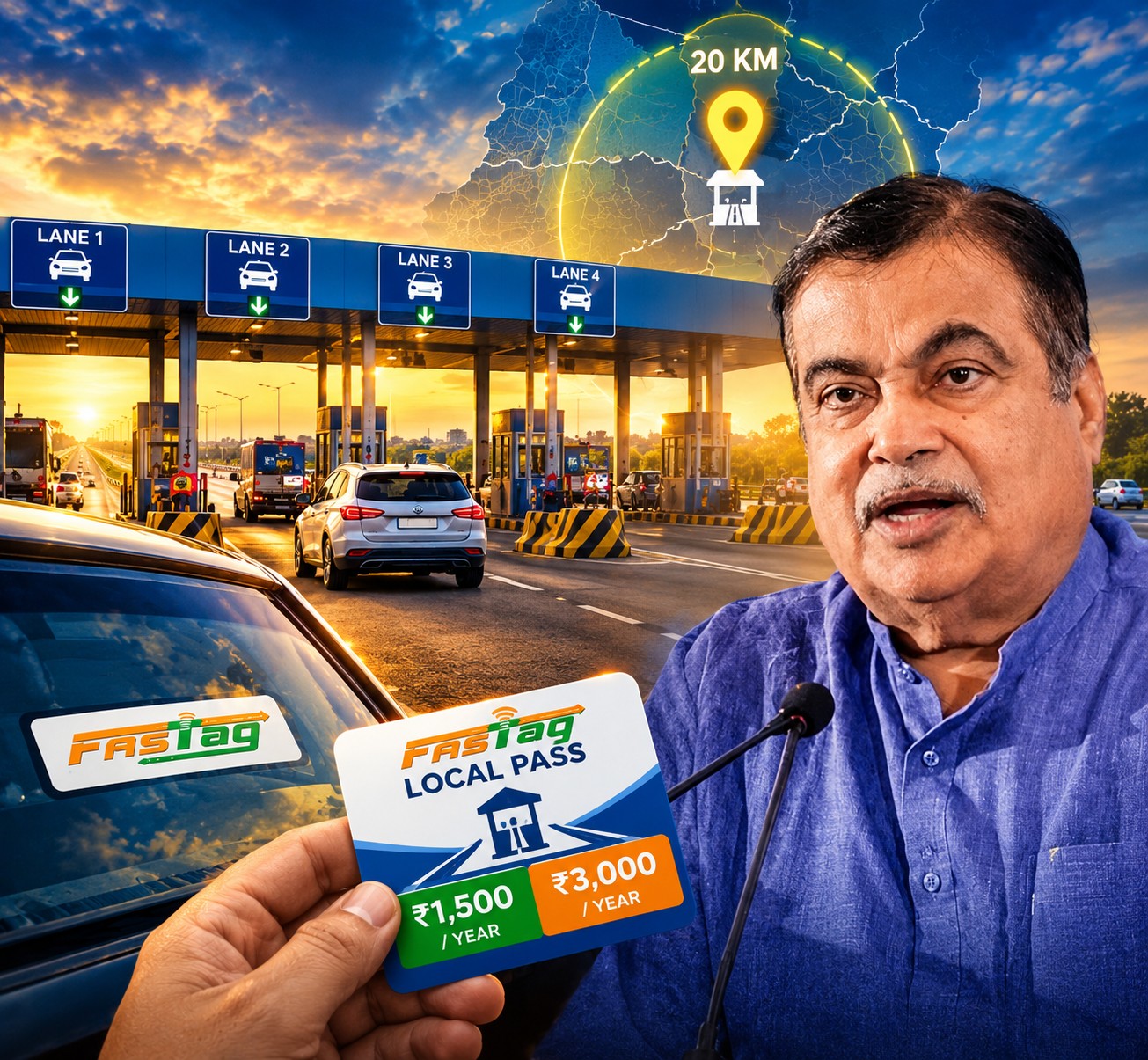 Toll Plaza Concessional Pass 2026: Rs 1,500 for Locals From Nov 1