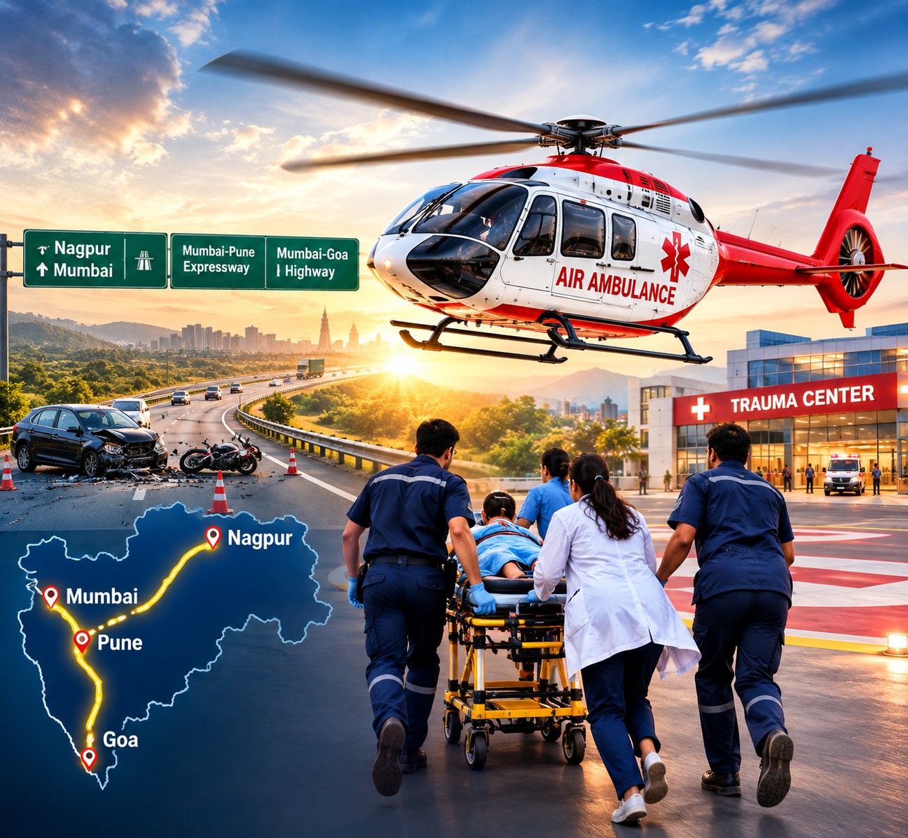 Samruddhi Highway Air Ambulance Service 2027: Key Details