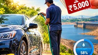 NMC Proposes Rs 5,000 Fine for Washing Cars with Tap Water